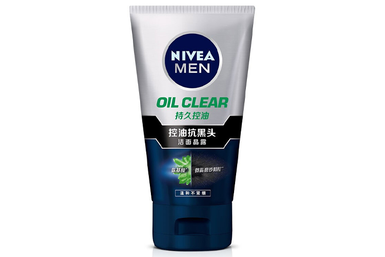 NIVEA MEN'S OIL CONTROL ANTI-BLACKHEAD CLEANSER 100ML